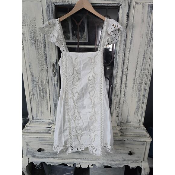NWT Anthropologie Forever That Girl Lace Mini Dress - Large - Picture 5 of 5